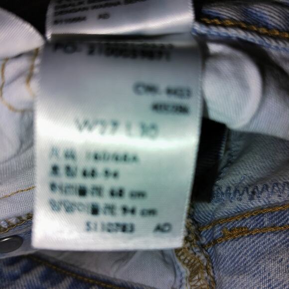 Levi’s 501 Patchwork Jeans – Women’s Size 27x30 – Rare Style - Picture 9 of 11